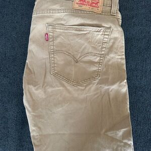 Levi's Tan Straight Jeans Classic Style 505